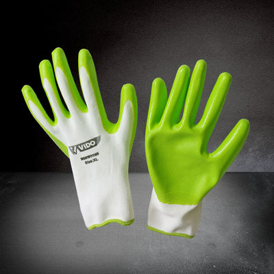 Wear Resistant VIDO 10.5inch Nitrile Gloves WD810111105